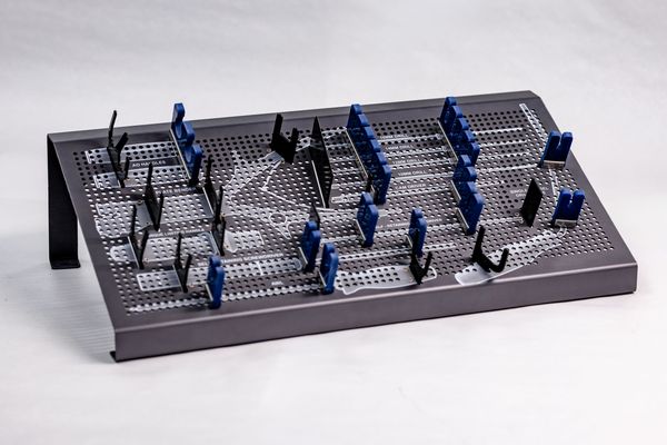 Custom Silk-Screened Graphics on Surgical Sterilization Tray